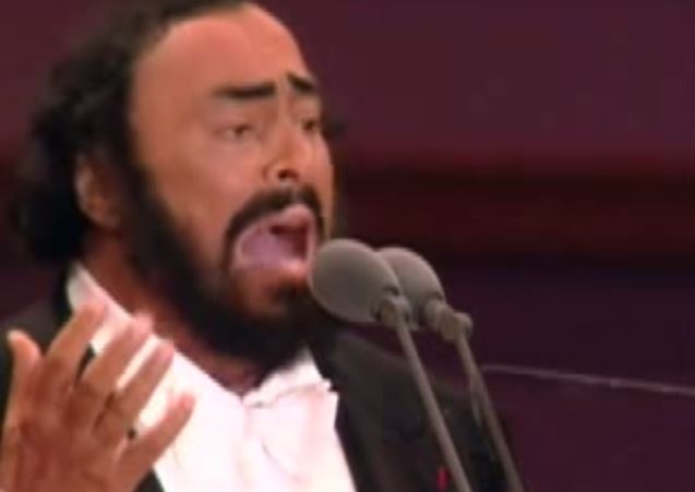 Luciano Pavarotti IN FLYERMALL BY SPYROS PETER GOUDAS