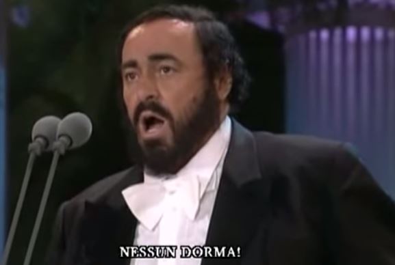 Luciano Pavarotti IN FLYERMALL BY SPYROS PETER GOUDAS