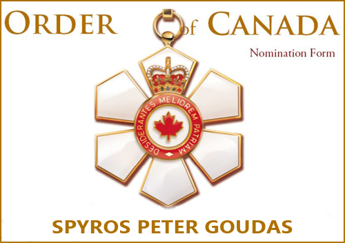 Peter Spyros Goudas is a remarkable Canadian of Greek extraction.  The Order of Canada recognizes “Outstanding achievement, dedication to the community and service to the nation”. And we can’t think of a better way to describe Mr Goudas’ life-story.  From desperately poor beginnings as a penniless immigrant, he has risen to become one of Canada’s most acclaimed entrepreneurs, winning the Entrepreneur of the Year award in 1993. But he never forgot his humble roots, and this, together with his dedication to community causes has won him a great deal of love and respect among those whose lives he has touched.  Raymond Samuels