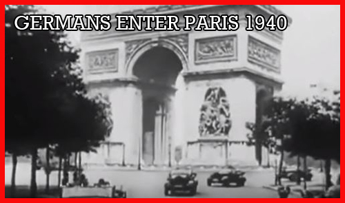 Paris 1940 - Deutsche Besatzung - German Occupation - l´Occupation allemande, film: color/bw