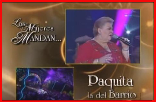 Paquita La Del Barrio Mexican Grammy nominated singer at flyermall.com by Spyros Peter Goudas