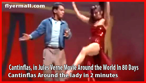 Cantinflas, in Jules Verne Movie Around the World In 80 Days  Cantinflas Around the lady in 2 minutes