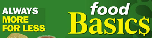 Food Basics English flyer