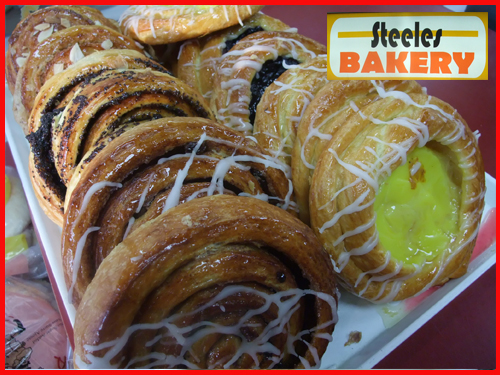 Steeles Bakery makes fresh delicious European style breads and pastries with the finest ingredients to please the eye and feed the soul.