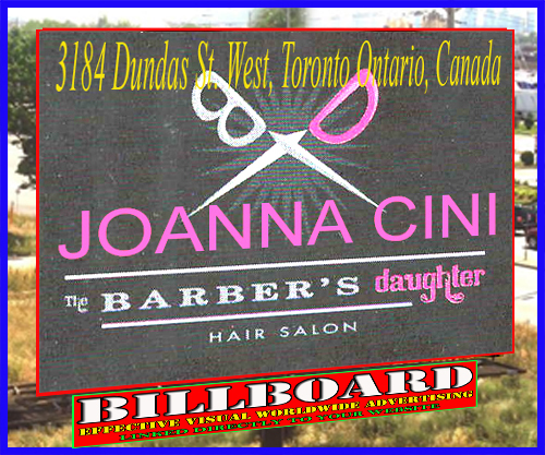 Joanna Cini and Franco Gatto, owners of The-Barbers-Daughter-Hair-Salon 3184 Dundas St. West, Toronto Ontario, Canada